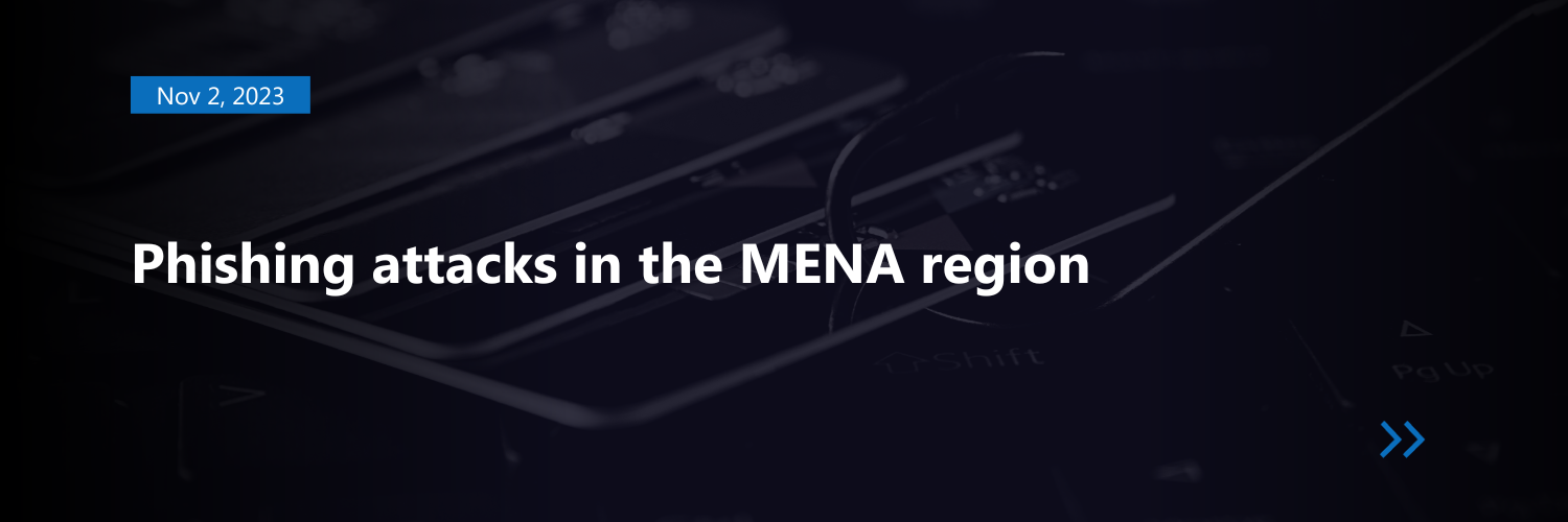 Phishing attack in the MENA region