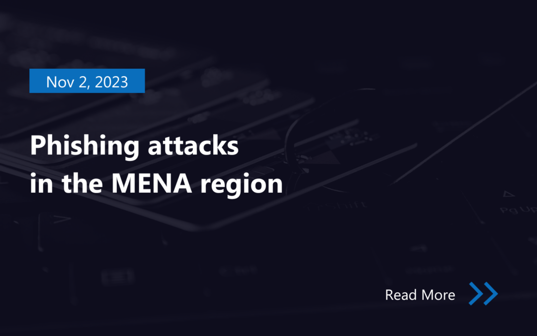 Phishing attack in the MENA region